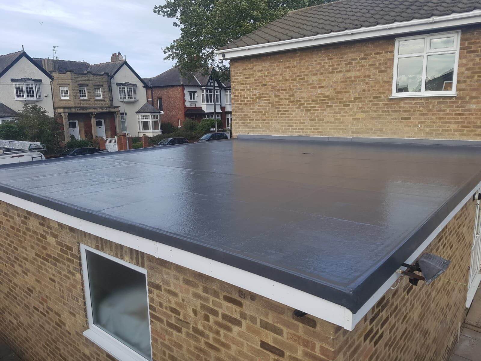 EPDM flat roofing membrane
