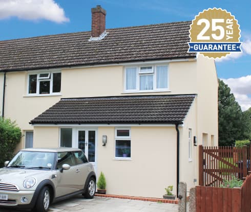 External wall insulation application
